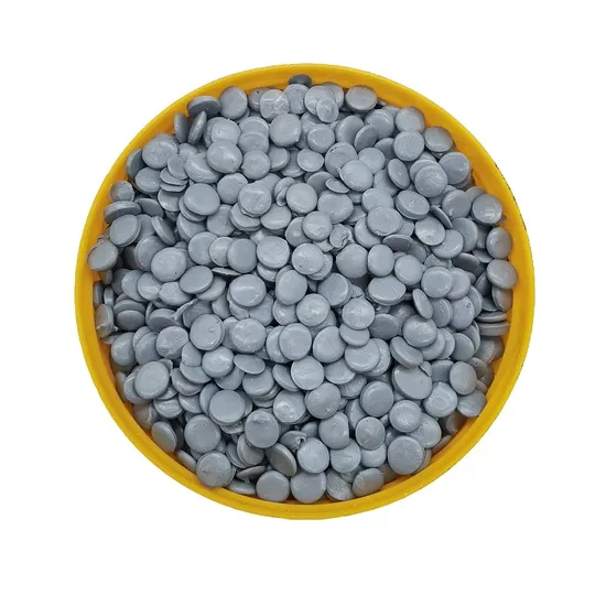 Shinny White PVC Granules for Pipe Fittings