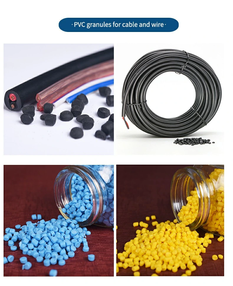 Factory Price Insulation Electronic PVC Particles Raw Material PVC Granules for Wire Cable