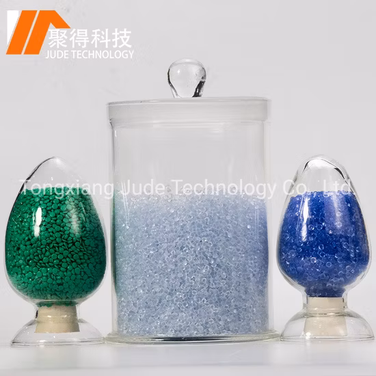 Hochleistungs-Natur-PVC-Kunststoff-Rohstoff-Verbundpellets, transparentes PVC-Granulat 60–70 A für Schuhsohlen