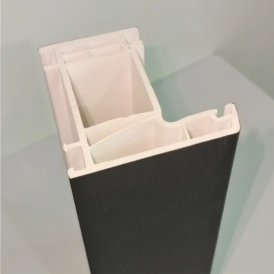 Flügelfenster-UPVC-Profile PVC-Flügelrahmenprofile