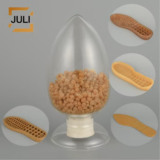 Umweltfreundliches Kunststoff-Rohmaterial Urethan Virgin Thermoplastisches Elastomer TPE/TPR/PVC-Granulat für Schuhe