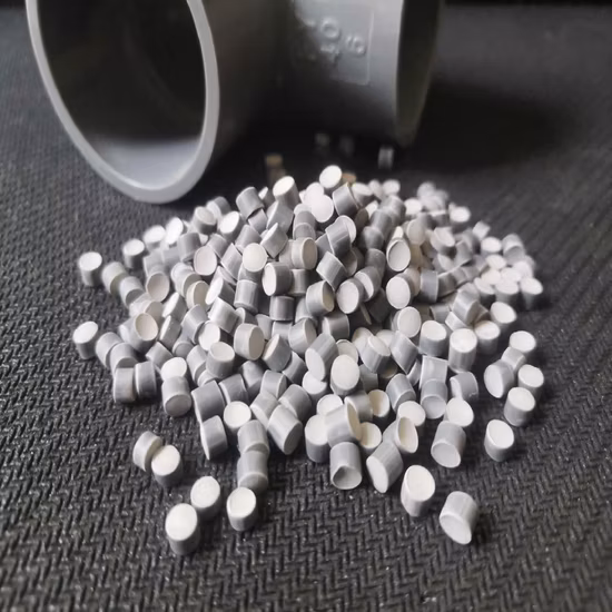 Preiswerter PVC-Compound und starres UPVC-Granulat-Injektionstyp für PVC-Rohre und T-Stücke