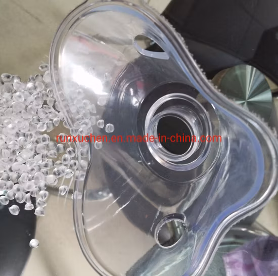 Heiße Verkaufstransparente PVC-Kristallverbindungskörnchen 75A für Schuhrohstoffe