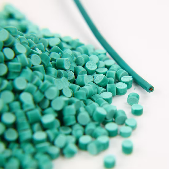 Fabrikpreis Isolierung elektronische PVC-Partikel Rohstoff PVC-Granulat für Drahtkabel